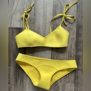 Lisa Marie Fernandez the giovanna bikini in yellow size 1